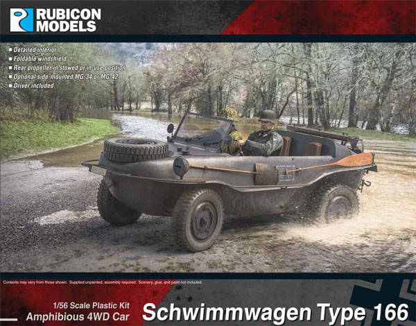 WWII German Schwimmwagen Type 166