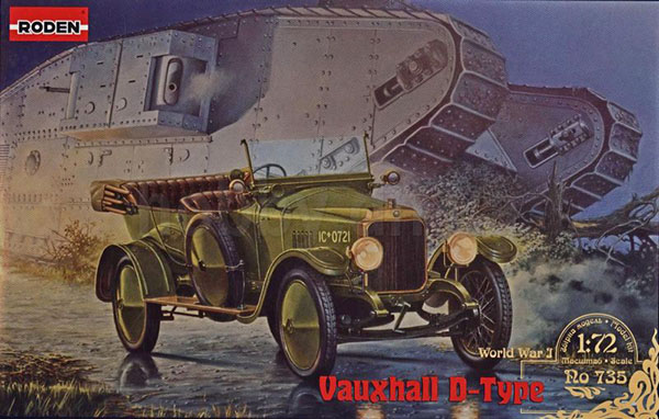 WWI Vauxhall D-Type Army Staff Car