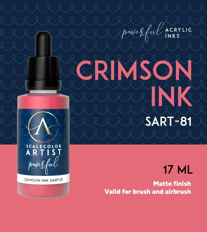 Scale Color Artist Ink: Crimson