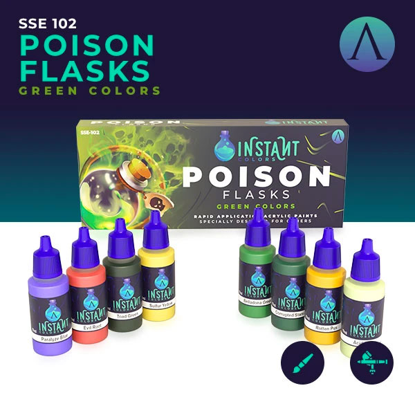 Instant Colors - Poison Flasks Paint Set