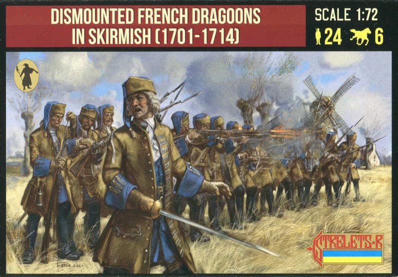 Strelets R - War of the Spanish Succession: Dismounted French Dragoons in Skirmish