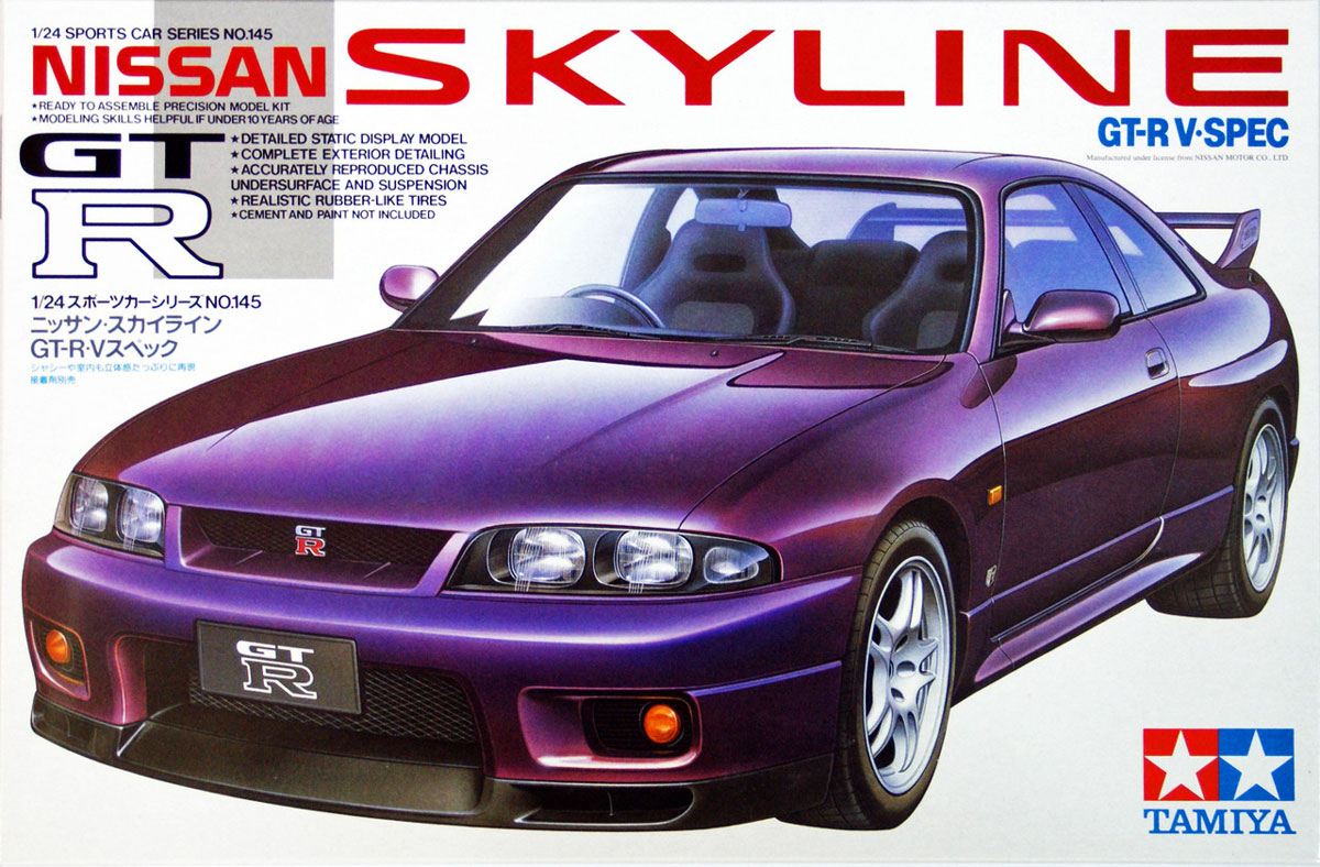 Nissan Skyline GT-R V.Spec 1/24 Scale Kit