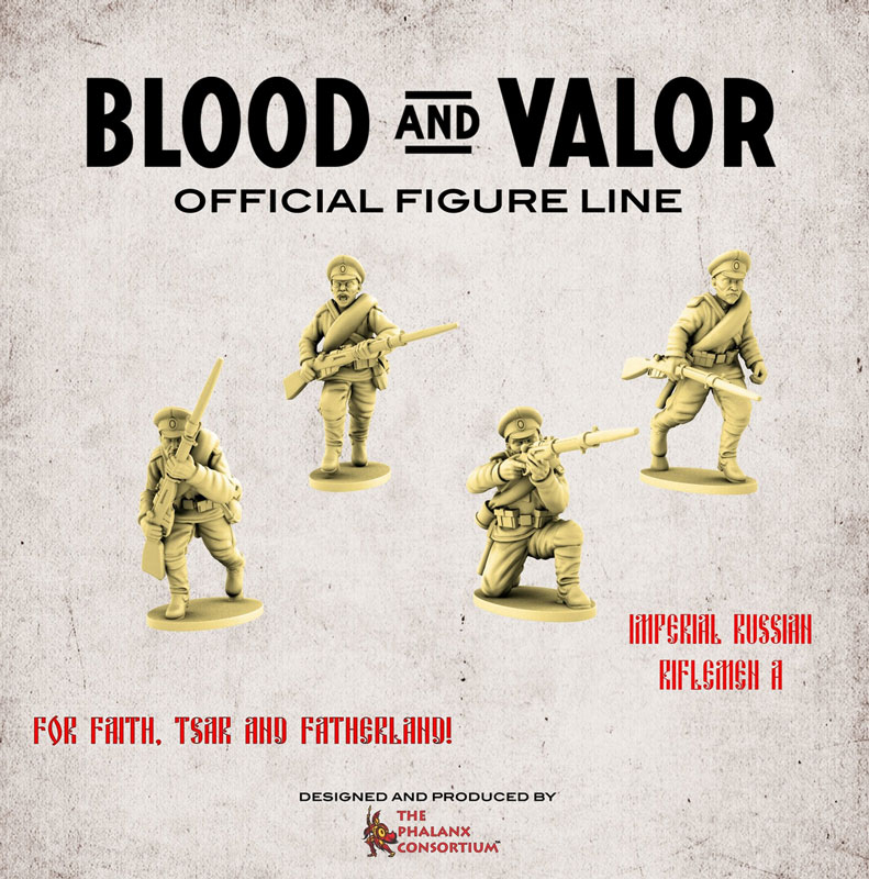 Blood & Valor - WWI Imperial Russian Riflemen A