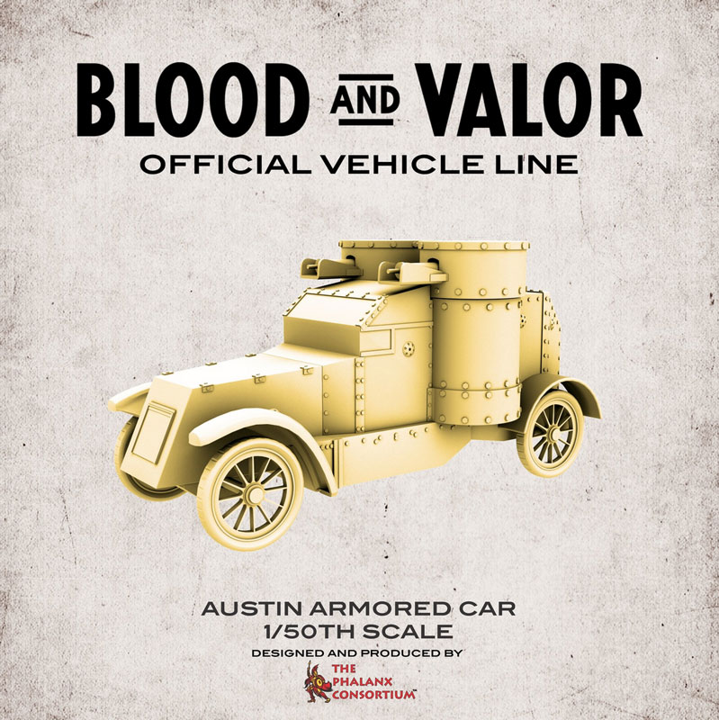 Blood & Valor - WWI British Austin Twin Turret Armored Car