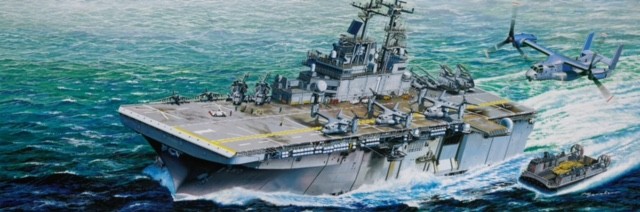 USS Wasp LHD1 Amphibious Assault Ship (Formerly Gallery Models)