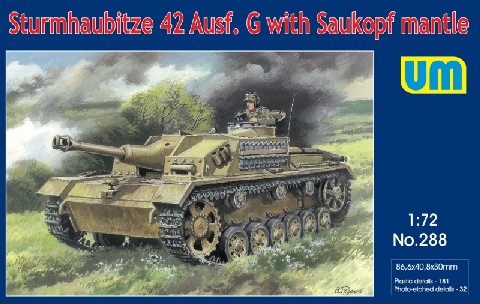 Sturmhaubitze 42 Auf G Tank w/Saukopf Mantle