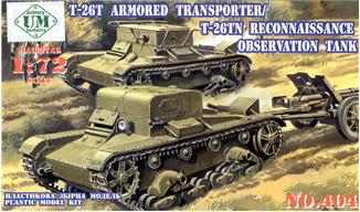 T-26 Armored Transporter & T-26TN Reconnaissance Observation Tank