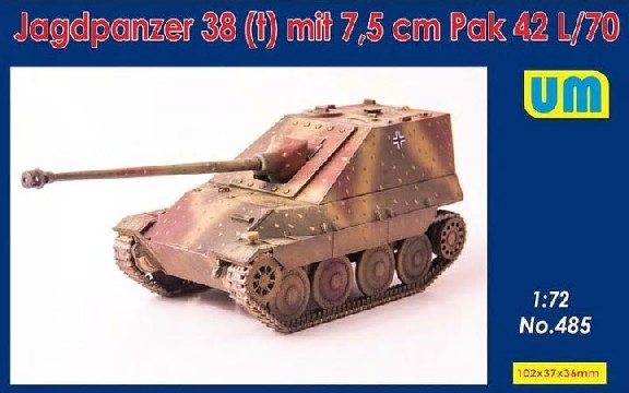 Jagdpanzer 38(t) Tank w/7.5cm Pak 42 L/70 Gun
