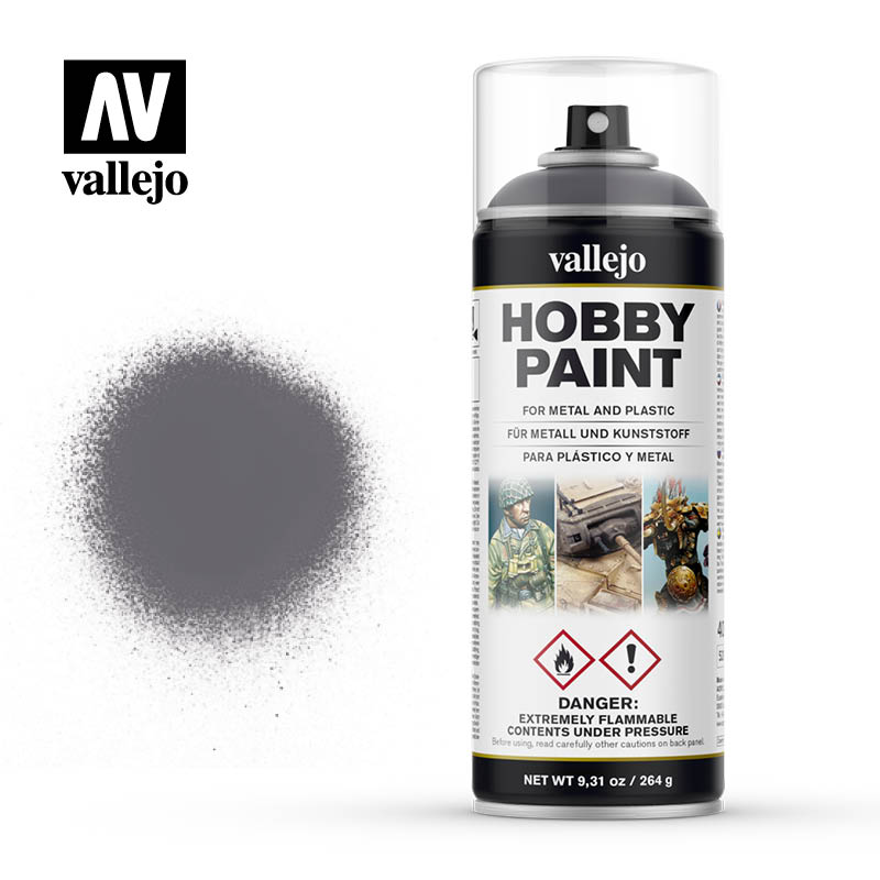 Vallejo Hobby Paint - Gunmetal 400ml Spray Can