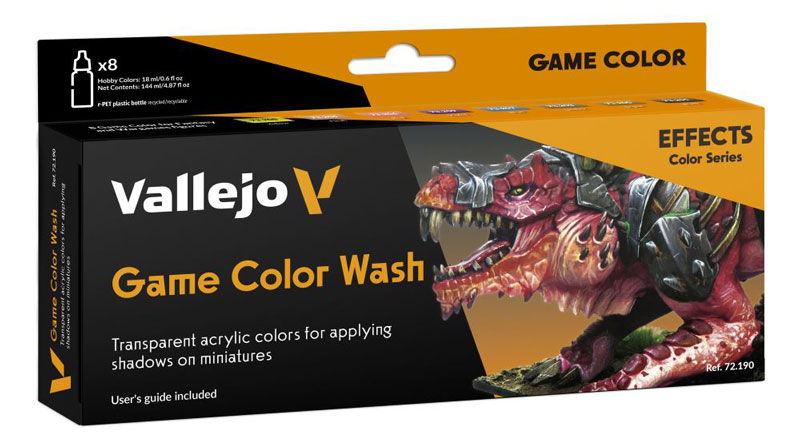 Game Color Effects Wash Paint Set