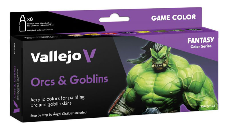 Game Color Fantasy Orcs & Goblins Paint Set