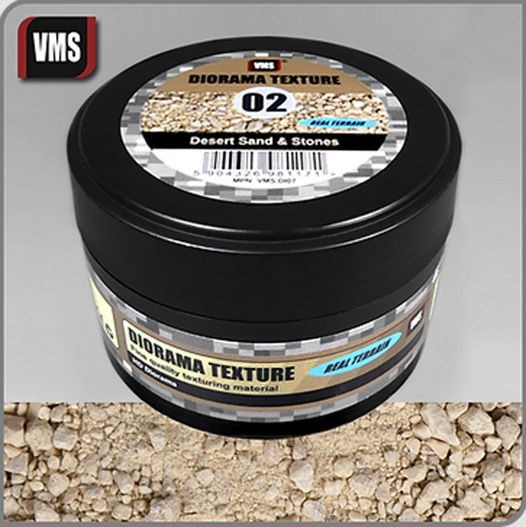 VMS Diorama Texture No.2 Desert Sand & Stones 100ml