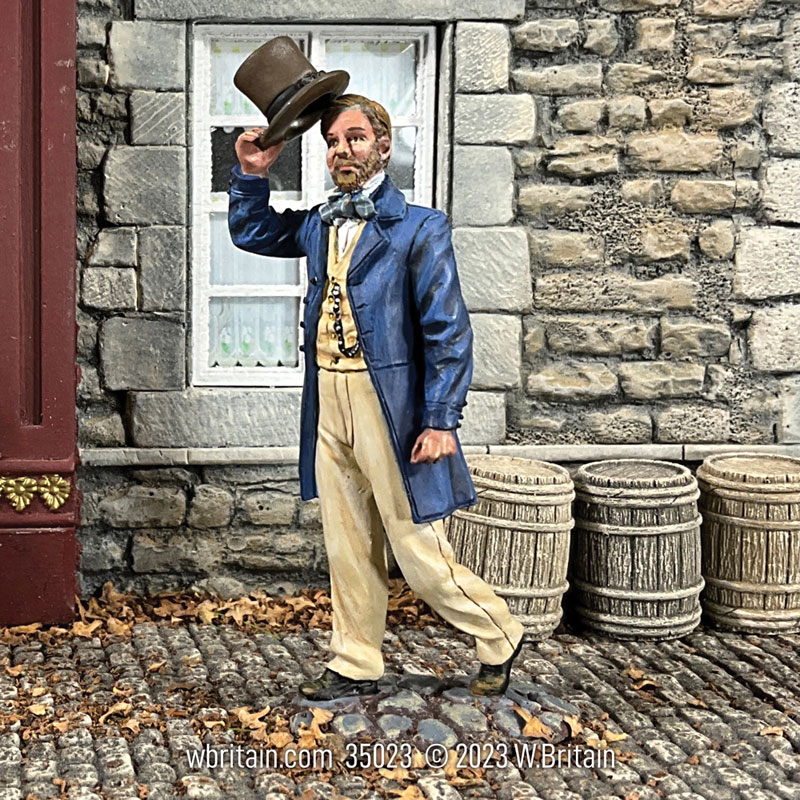 Mr. Egen Man Tipping His Hat 1855-68