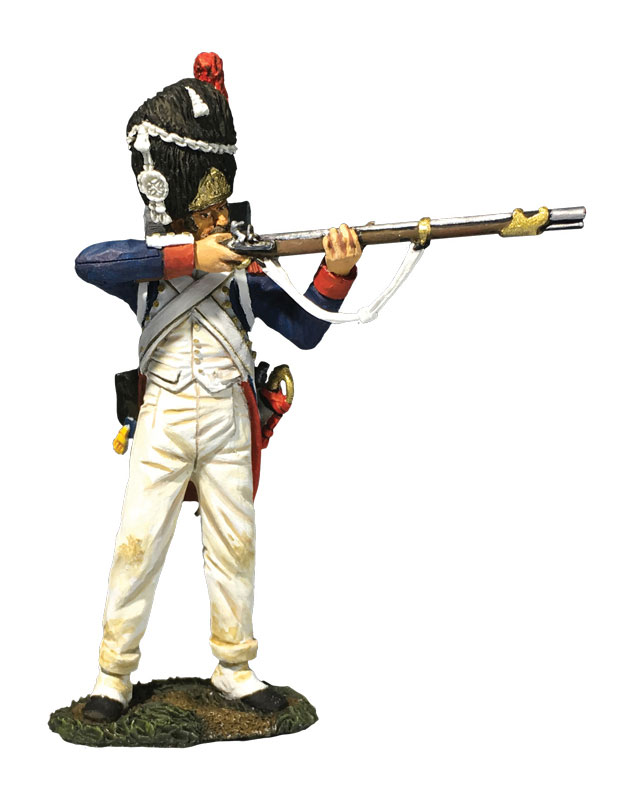 French Imperial Guard 3rd Rank Standing Firing