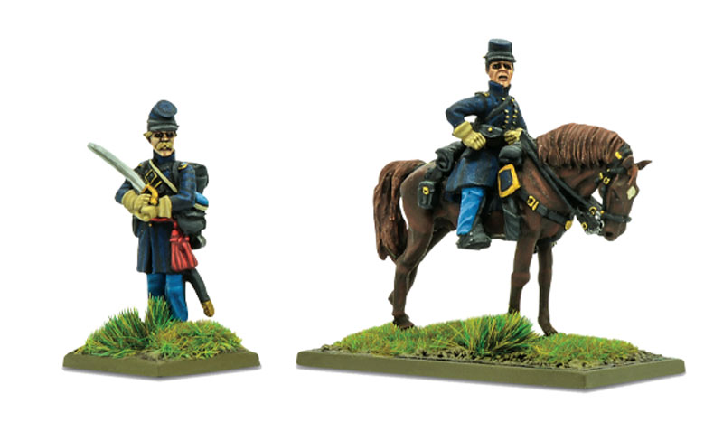 Union Officers Standing (Foot & Mounted) A