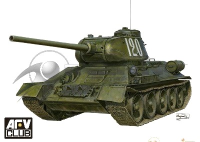 T34/85 Mod 1944 No.174 Full Interior Tank