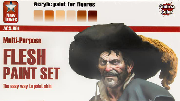 Andrea Color Flesh Paint Set