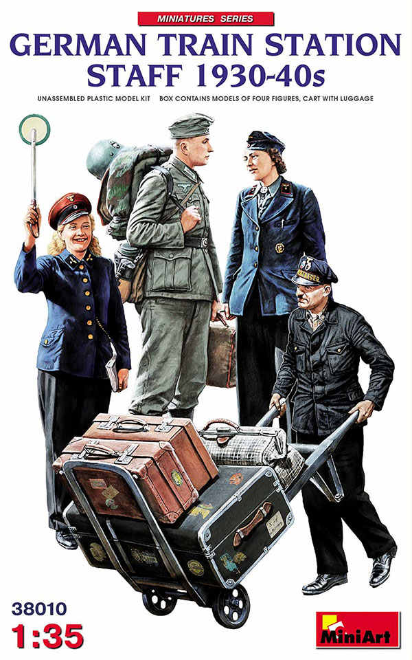WWII German Train Station Staff 1930-40s Figure Set