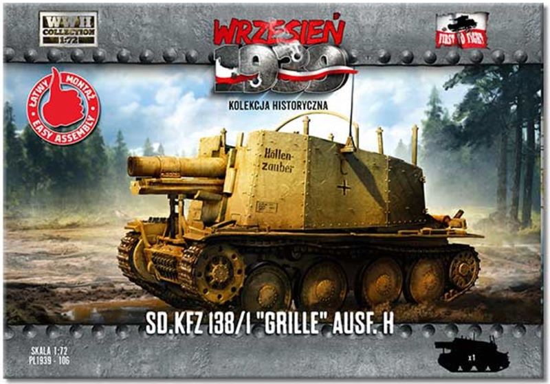 WWII SdKfz 138/1 Grille Ausf H Tan