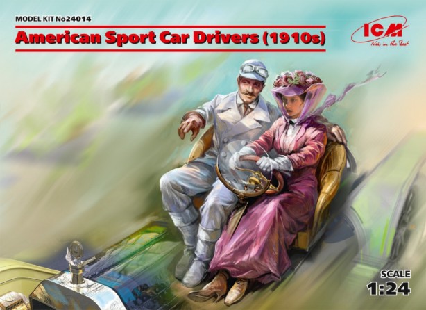 American Male/Female Sport Car Drivers 1910s (2)
