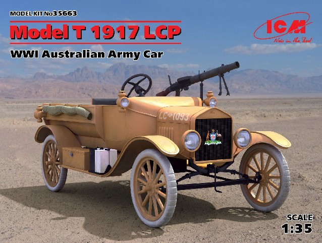 WWI Australian Model T 1917 LCP Army Car