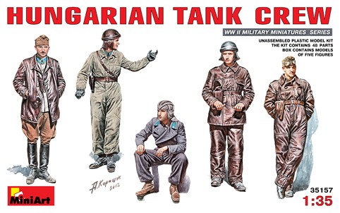 WWII Hungarian Tank Crew (5)