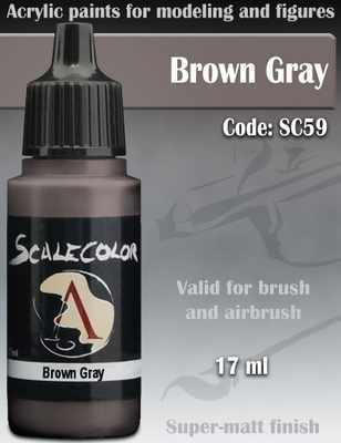 Brown Gray Paint 17ml