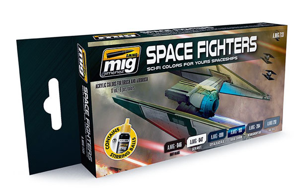 Space Fighters SCI-FI Colors 