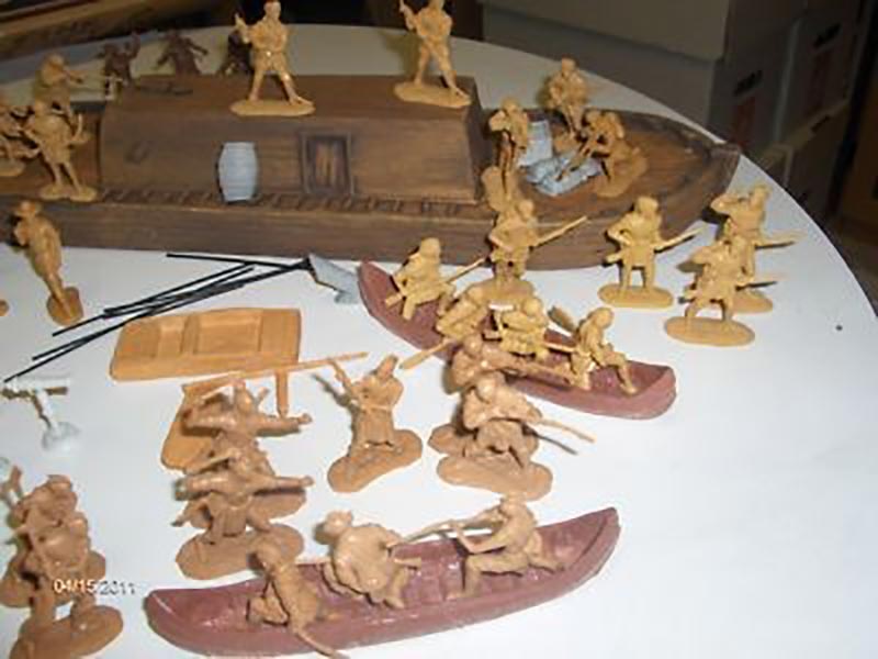 Michigan Toy Soldier Company Barzso Playsets Barzo Mike Fink