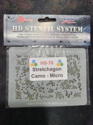 High Speed Stencils - Stretchagon Camo Micro