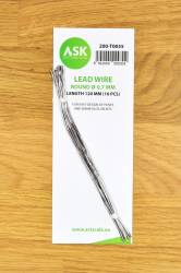 ASK Lead Wire - Round 0.7 mm x 120 mm (16 pcs)