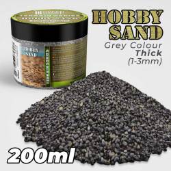Thick Hobby Sand 200ml - Dark Grey