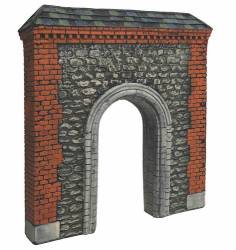 Brick and Stone Entryway