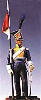 Dismounted French Line Light Cavalry Lancers, 7th Regiment (Polish) Elite Co. 1811