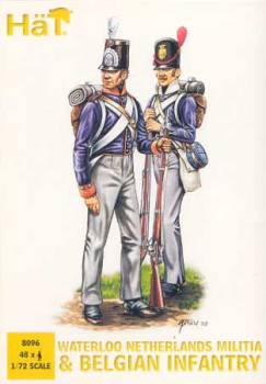 Napoleonic Waterloo Netherlands Militia & Belgian Infantry