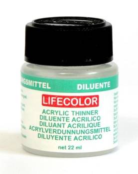 Acrylic Thinner 22ml Plastic Bottle 