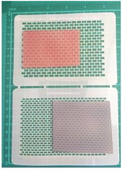High Speed Stencils - Brickwork Small and Mini