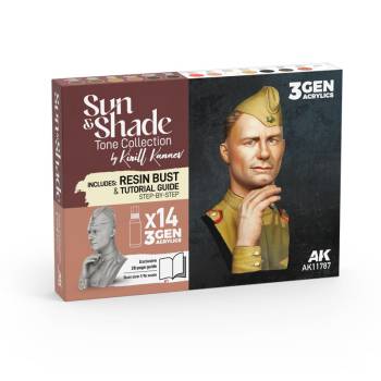 AK Interactive 3G Sun & Shade Tone Collection by Kirill Kanaev