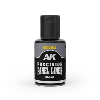 AK Interactive Precision Paneliner – Black 30ml Bottle