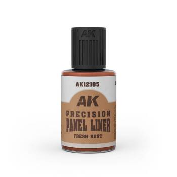 AK Interactive Precision Paneliner – Fresh Rust 30ml Bottle