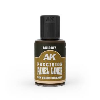 AK Interactive Precision Paneliner – Raw Umber Greenish 30ml Bottle