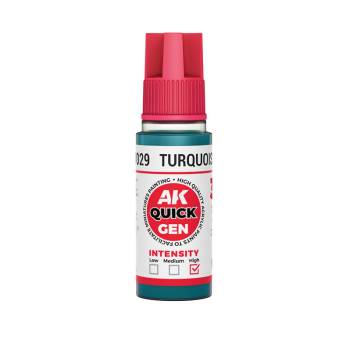 AK Interactive Turquoise Blue Quick Gen Paint