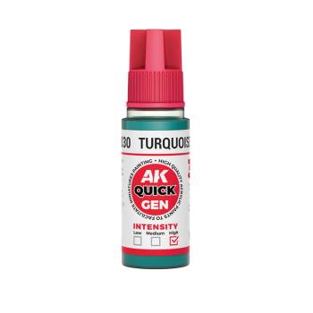 AK Interactive Turquoise Green Quick Gen Paint