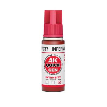 AK Interactive Infernal Red Quick Gen Paint