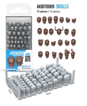 AK Interactive Basing Bits Skulls