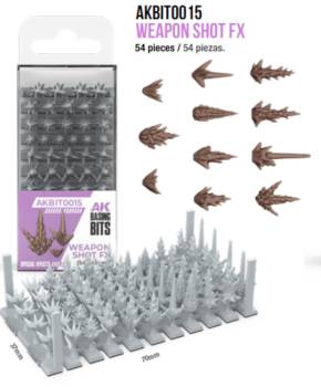 AK Interactive Basing Bits Weapons Shot FX