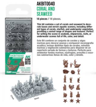 AK Interactive Basing Bits Coral and Seaweed