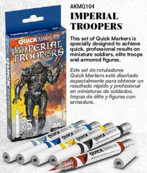 AK Interactive Quick Markers Imperial Troopers Set