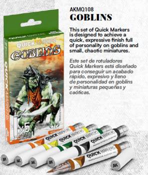 AK Interactive Quick Markers Goblins Set