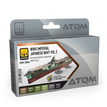 Ammo By Mig ATOM Acrylic Paint: WWII Imperial Japanese Navy Vol.2 Set